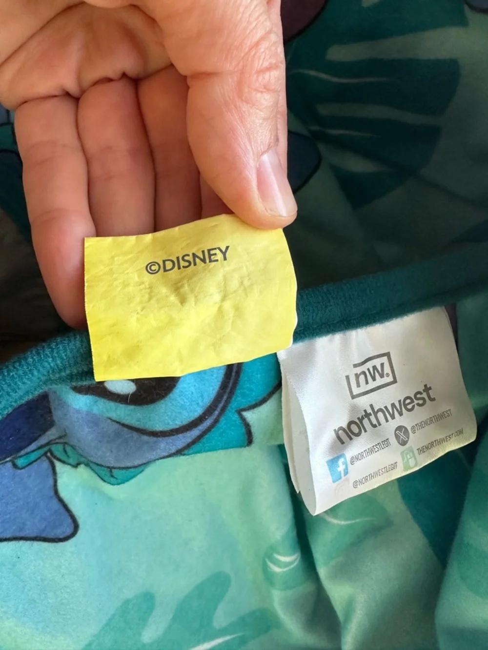 Disney Stitch Plush Head Crossbody Bag & wallet and Picnic Outdoor Blanket Set